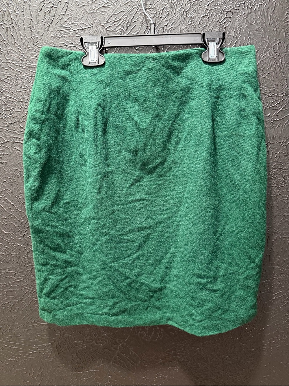 Vintage Savannah Green Wool skirt - Deep Forest Green